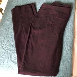 Chico's Jeans - Chico’s slimming stretch jeans in a deep plum. Chico's Jeans - Chico’s slimming stretch jeans in a deep plum.